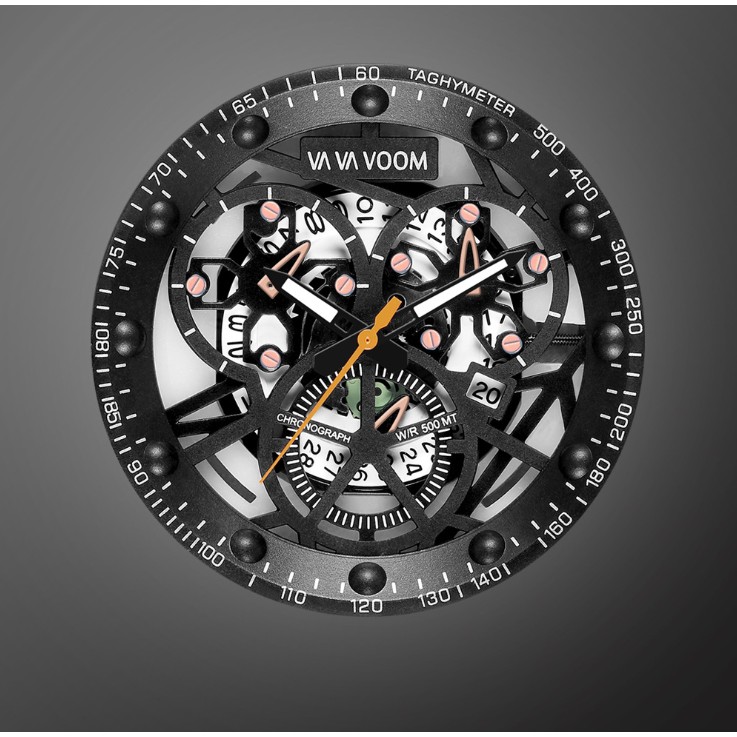 Đồng hồ nam VAVA VOOM V03 dây da cao cấp cực đẹp, lên tây cực êm ái, mặt to cá tính, chống nước tốt, hàng chính hãng | BigBuy360 - bigbuy360.vn