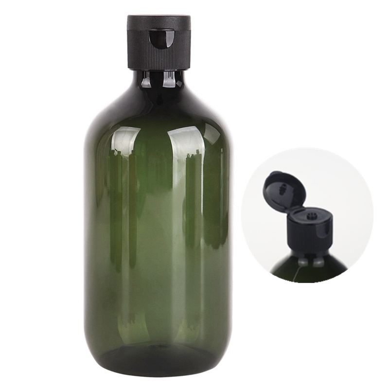 1 Chai Nhựa Có Nắp Lật Dung Tích 300/500ML Dùng Đựng Mỹ Phẩm Khi Đi Du Lịch