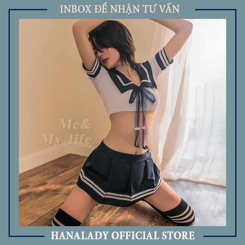 Đồ ngủ cosplay nữ sinh gợi cảm, hóa trang học sinh sexy C010