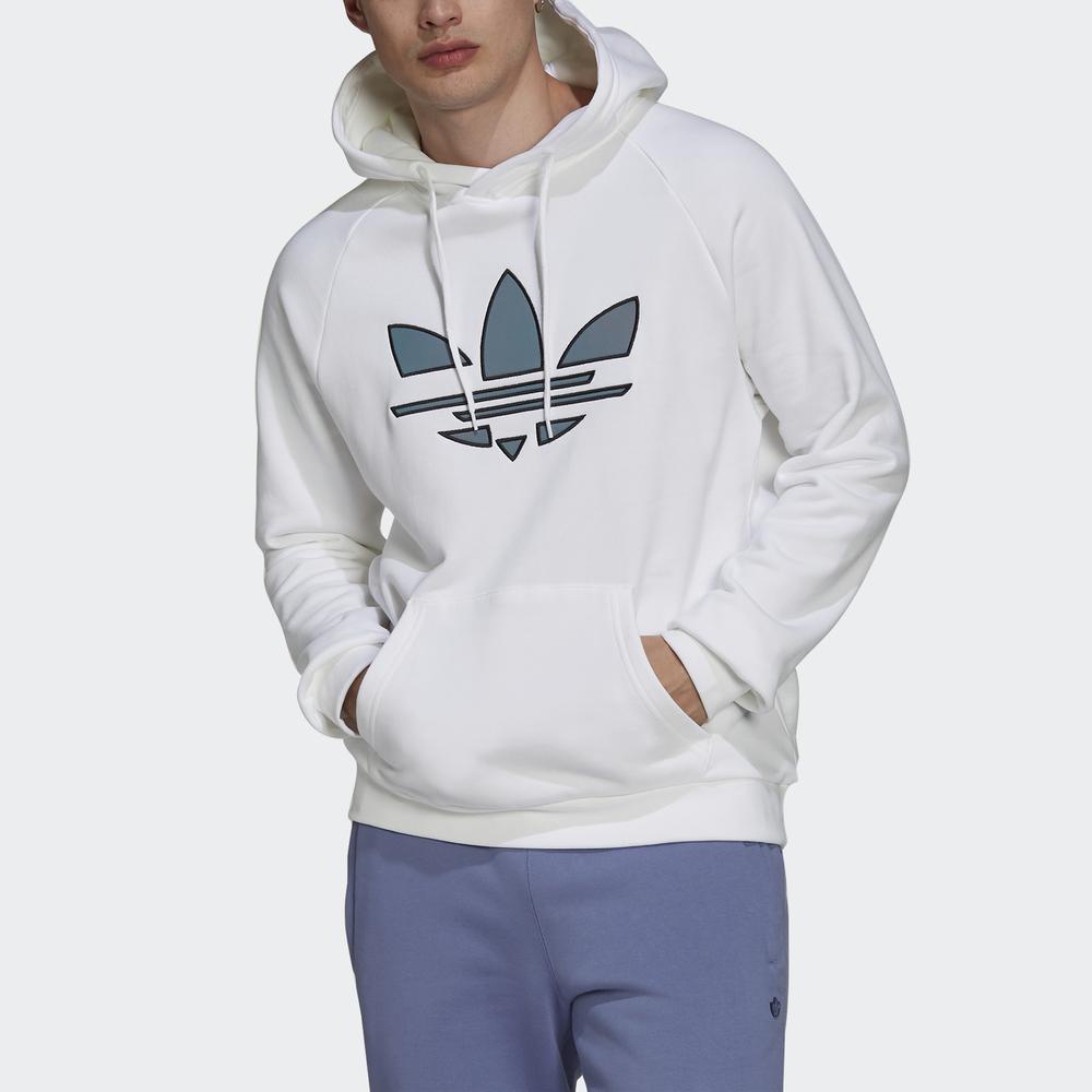 Áo Hoodie adidas ORIGINALS Nam Áo Hoodie Ba Lá Cắt Mảnh Adicolor Màu trắng H41404