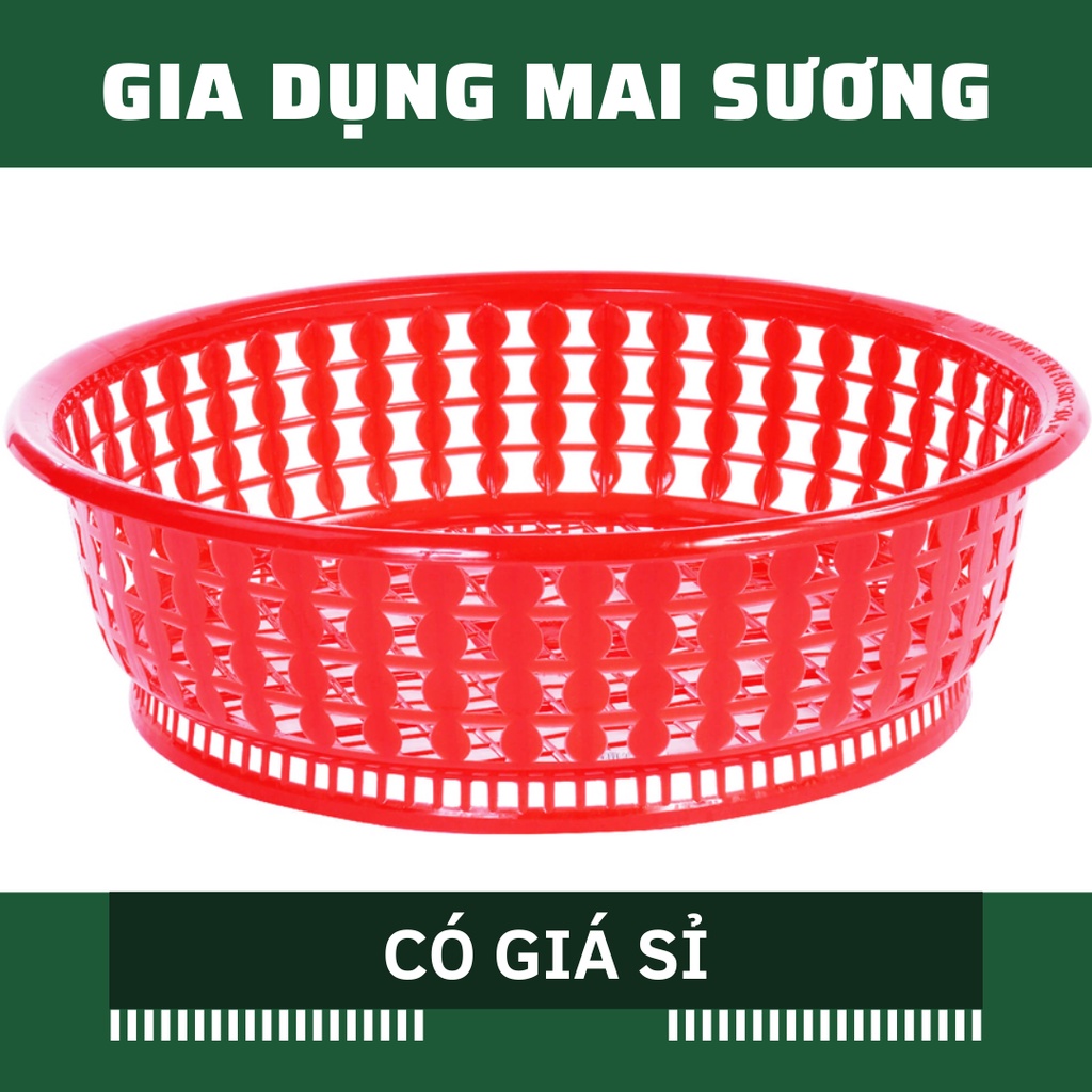 Rổ Nhựa Tròn Úp Chén, Sóng Nhựa Úp Chén có chân