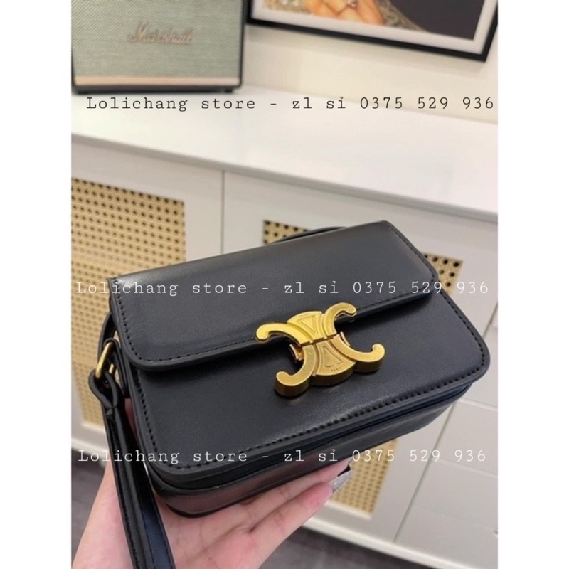 Túi đeo chéo C.É.L.I.N khoá sập hàng đẹp