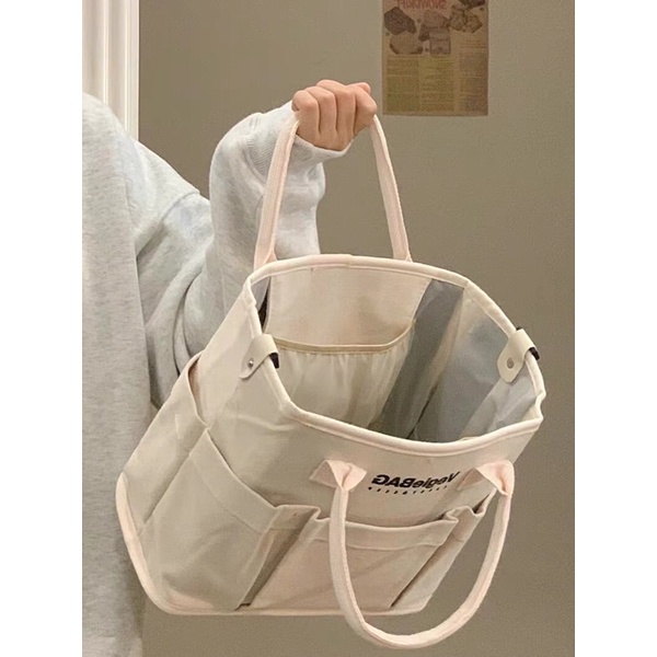 TÚI XÁCH VẢI VEGIEBAG NHIỀU NGĂN ĐỰNG ĐỒ [ORDER+Ảnh thật cuối]
