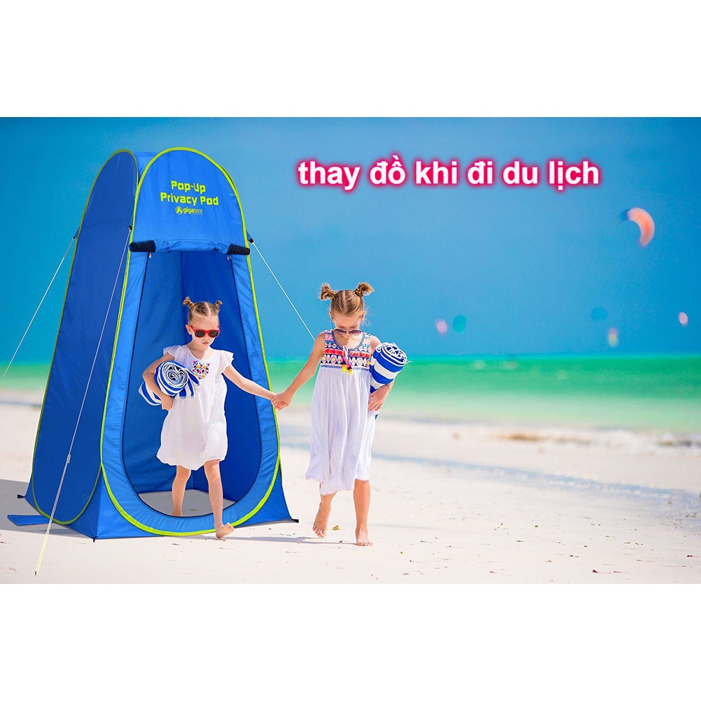 Lều Xông Hơi Đa Chức Năng tự bung cao 190cm rộng 120cm trong phủ sơn vải dày