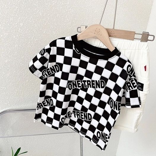 Áo Thun Cotton Nguyên Chất Phong Cách Mới 2022 Cho Bé Trai