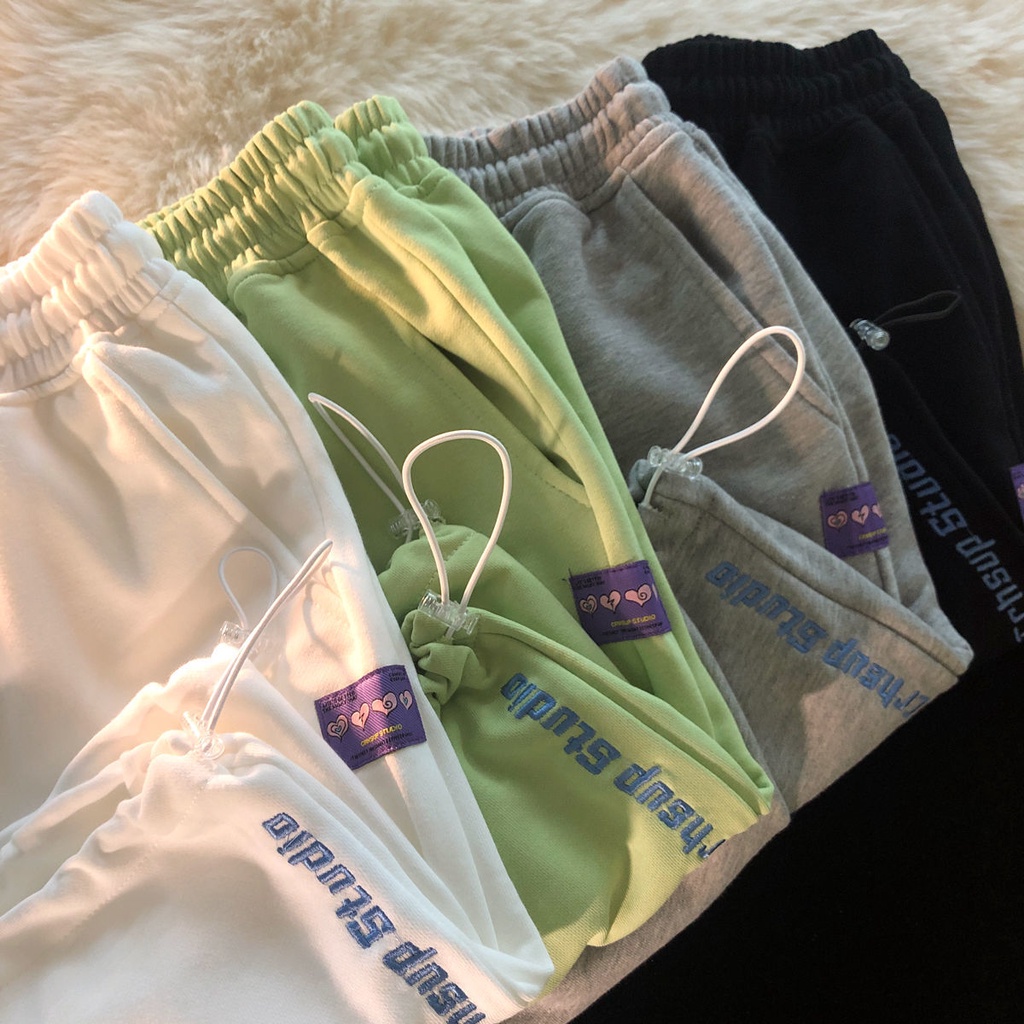 Quần Short Thể Thao Ống Rộng Phong Cách Hàn Quốc Dành Cho Nữ