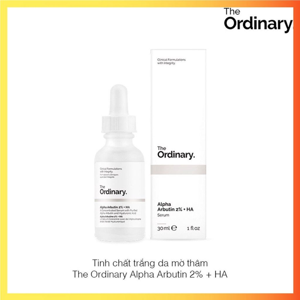 Tinh chất dưỡng trắng Alpha Arbutin 2% + HA - The Ordinary ๖ⓢ