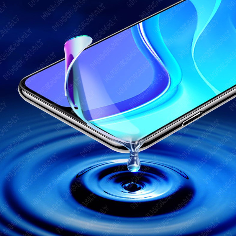 Miếng dán hydrogel chống vân tay bảo vệ toàn màn hình cho Oppo F11 F9 Pro F7 F5 A5 A9 2020 A3s A5s A12 A12e A15