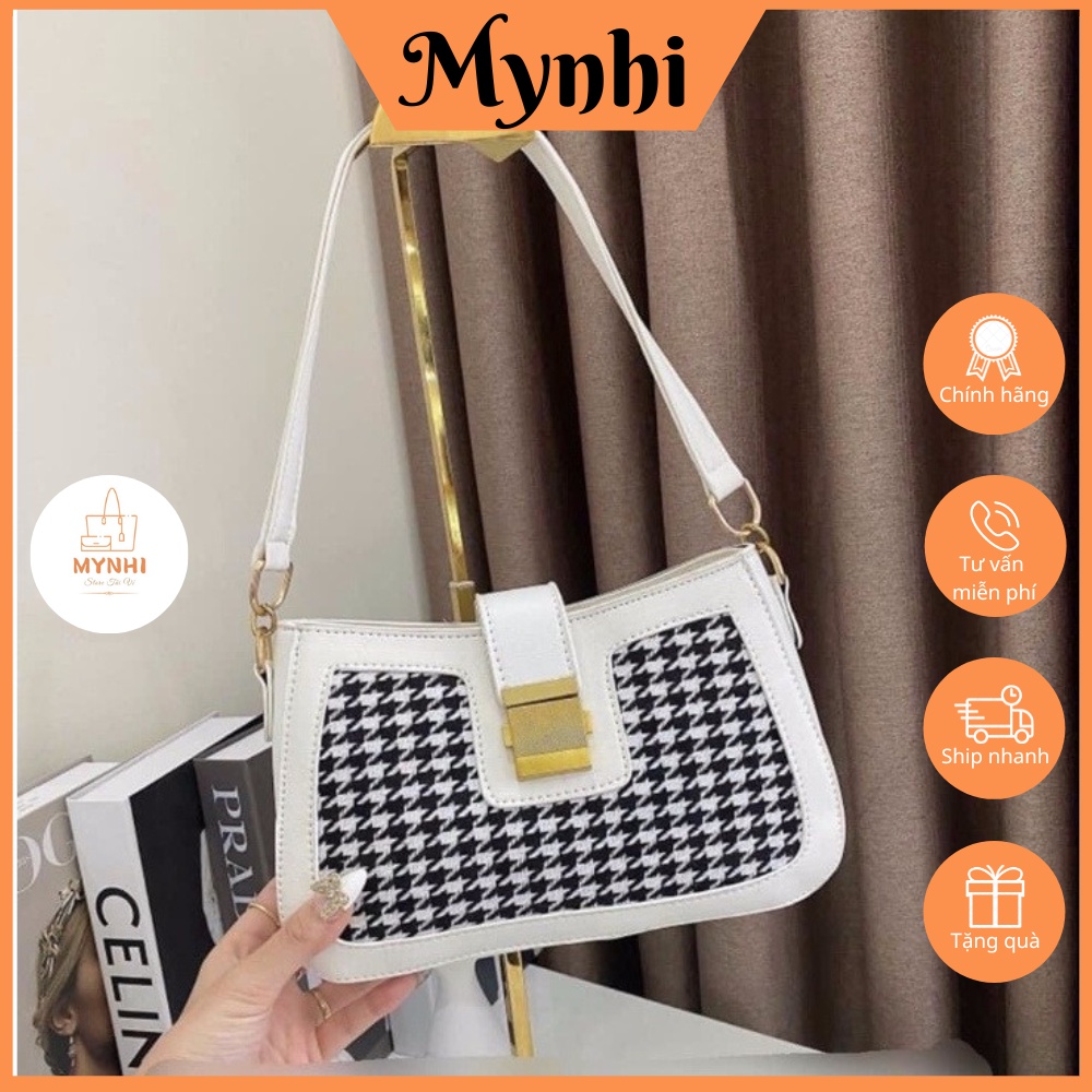 Túi đeo vai đeo chéo đẹp, chất liệu da mềm mại, thời trang phong cách Hàn Quốc SHOPMYNHI SMN260
