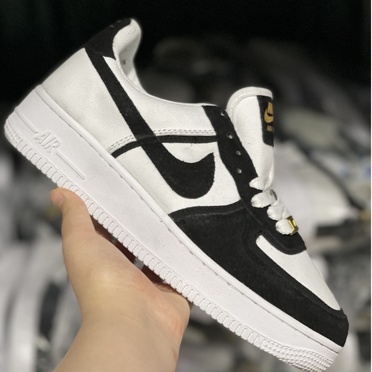 Giày Thể Thao Nam Nữ, Giày_Nike xám lông chuột Air Force 1 Hàng Đẹp da thật full hôp ,bill size 36_43