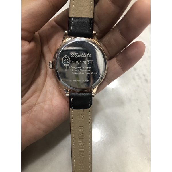 ĐỒNG HỒ SI NHẬT CHÍNH HÃNG DÂY DA DÀNH CHO NỮ - THƯƠNG HIỆU NATTITO