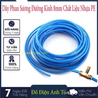 Dây Phun Sương Đường Kính 8mm Chất Liệu Nhựa PE