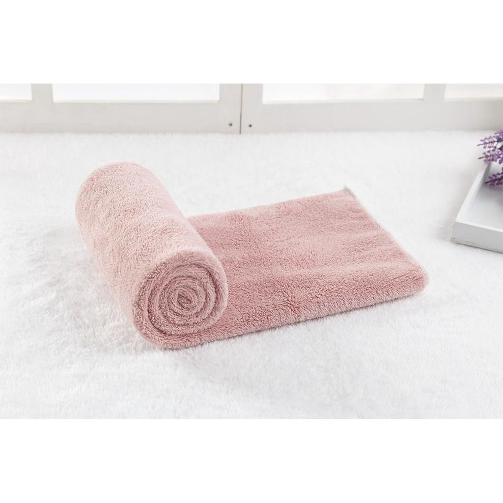 Khăn Tắm Nhung San Hô Mềm Mại 34*80cm