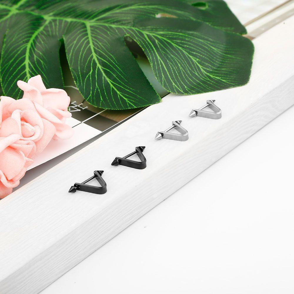 Khuyên Tai Hình Tam Giác Phong Cách Punk Thời Trang Cho Nam Và Nữ