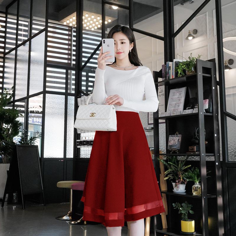 Chân Váy Nữ ❣️𝑭𝒓𝒆𝒆𝒔𝒉𝒊𝒑❣️ Chân váy xòe phối lưới Nana Hàng thiết kế phom chuẩn đẹp