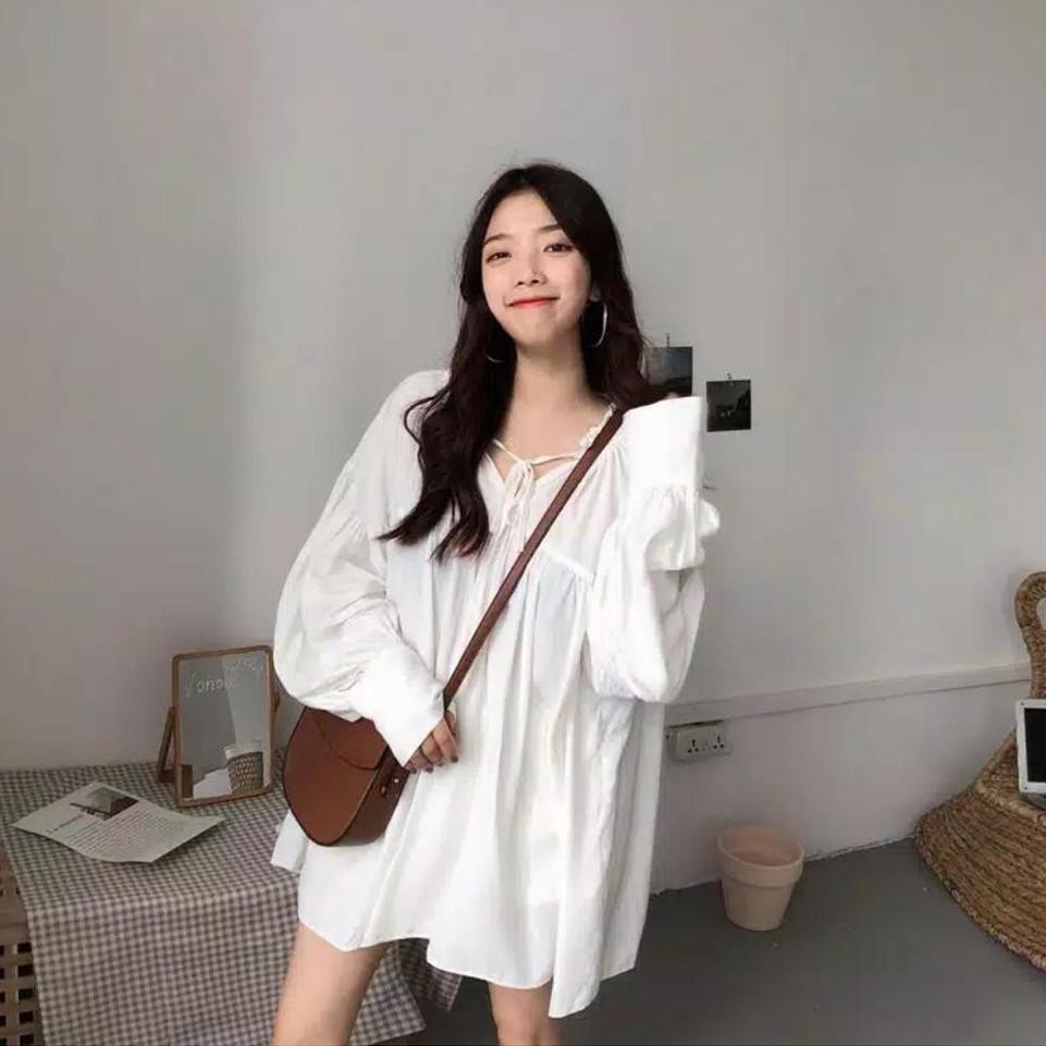 Đầm Mini Oversize Hàn Quốc 1177 (Xs-Xl)