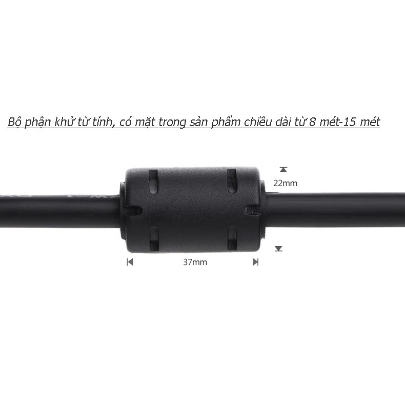 Cáp chuyển đổi HDMI sang DVI dài 1m Ugreen 30116 cao cấp-Hàng Chính Hãng