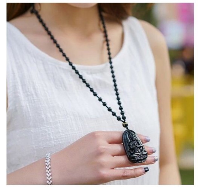 Dây hạt đá đeo cổ MS4