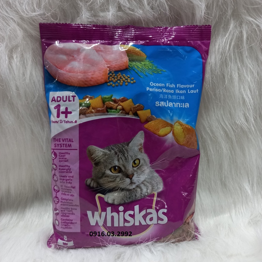 Thức ăn cho mèo trưởng thành Whiskas 1,2kg