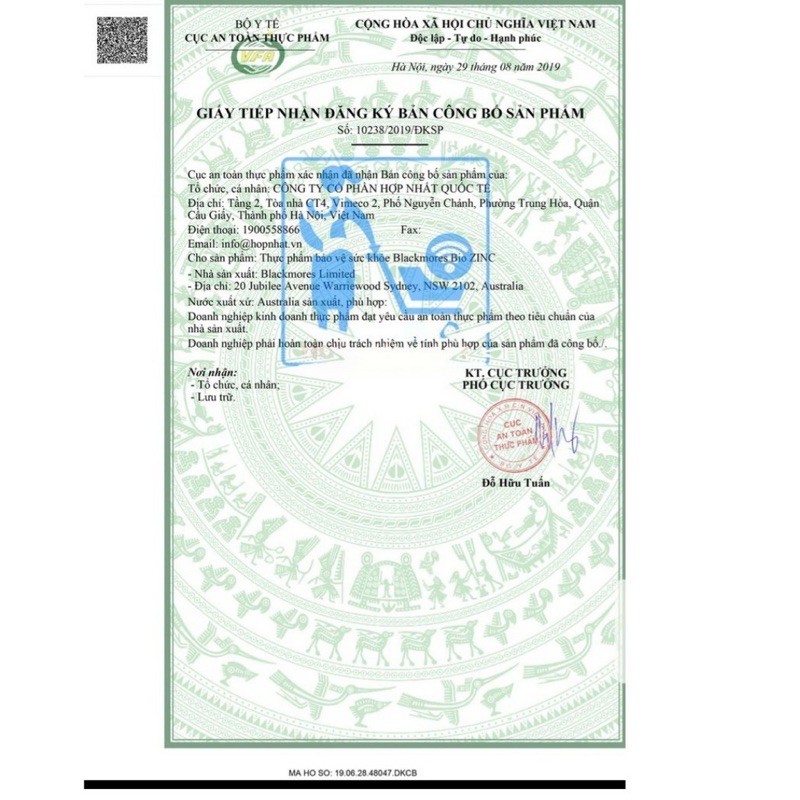 Kẽm Blackmores Bio Zinc 84 viên Úc | BigBuy360 - bigbuy360.vn