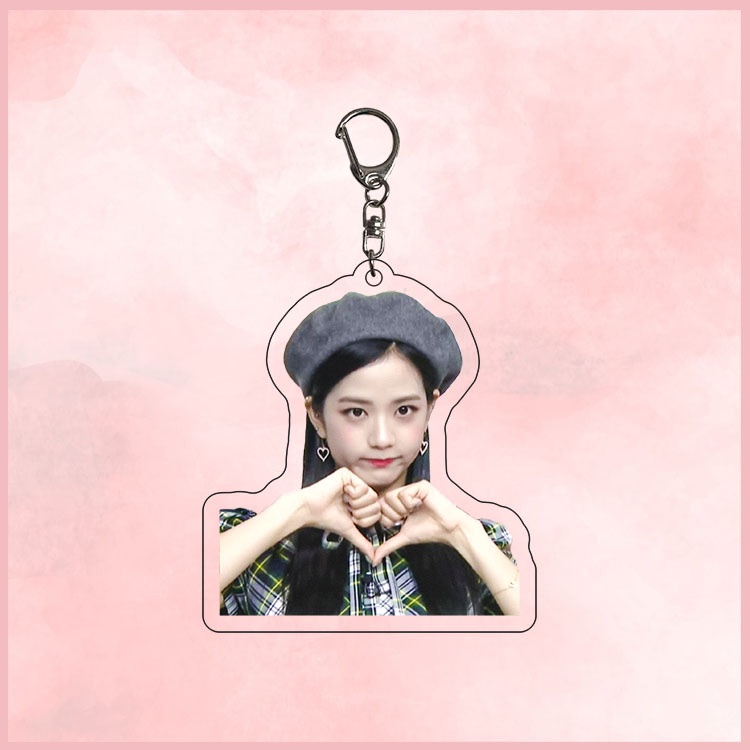 Móc Khóa In Hình Thành Viên Kim jisoo jisoo