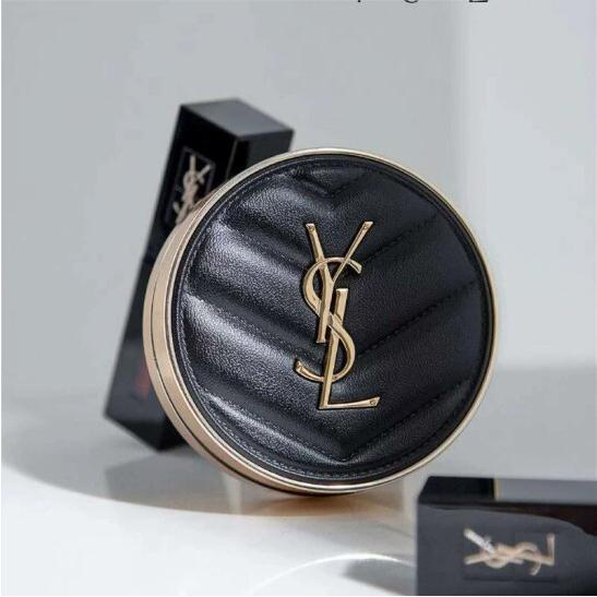 Ysl Kem bb air cushion Dưỡng Ẩm Lâu Trôi Thiết Kế Vỏ Họa Tiết Cẩm Thạch Thời Trang