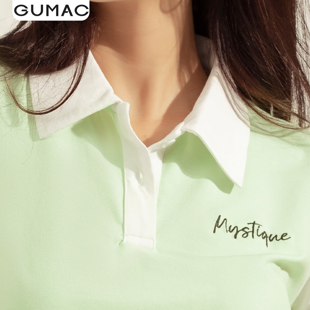 [Mã WABRGU100 giảm 15% đơn 249K tối đa 100k] Áo thun polo nữ croptop ATA1129 GUMAC | BigBuy360 - bigbuy360.vn
