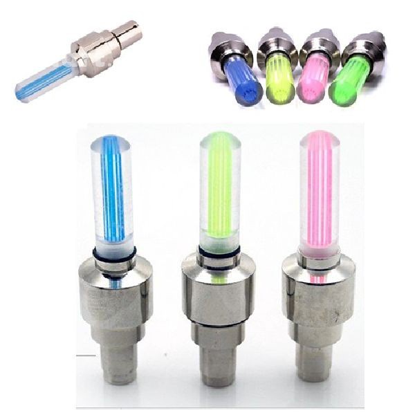 Đèn LED gắn van bánh xe đạp và xe máy, ô tô