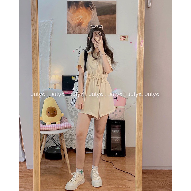 Jump short ống rộng khoá kéo (ảnh thật shop chụp kèm video)