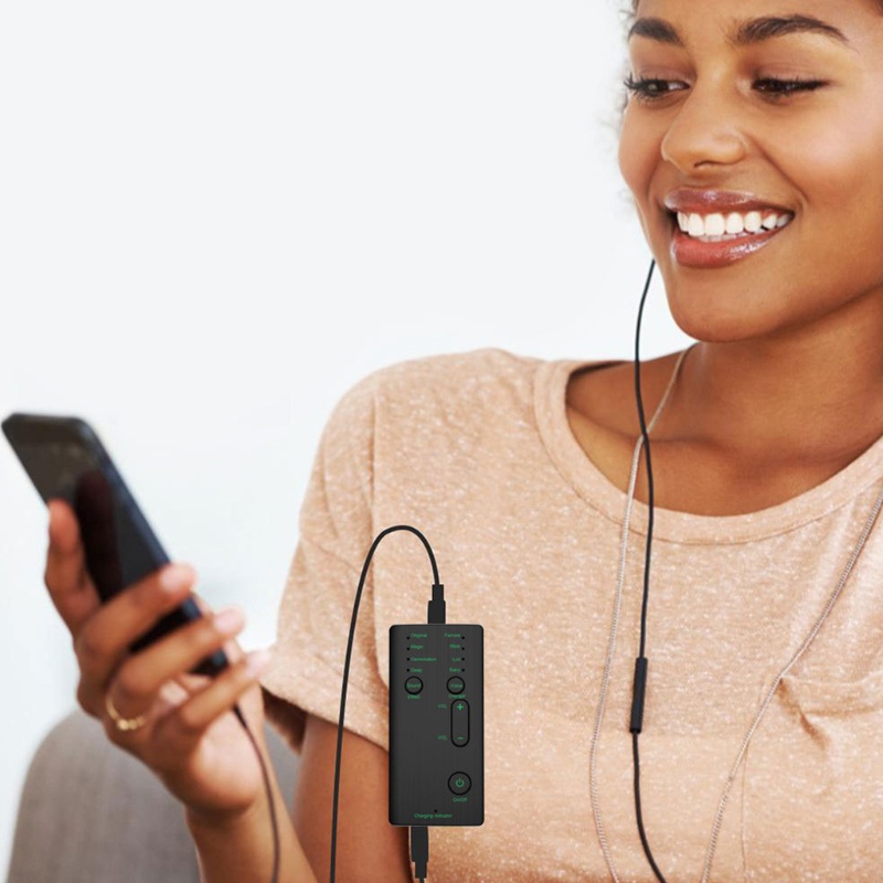 Micro Hiệu Ứng Giọng Nói Với 7 Màu Khác Nhau Cho Ngày Halloween