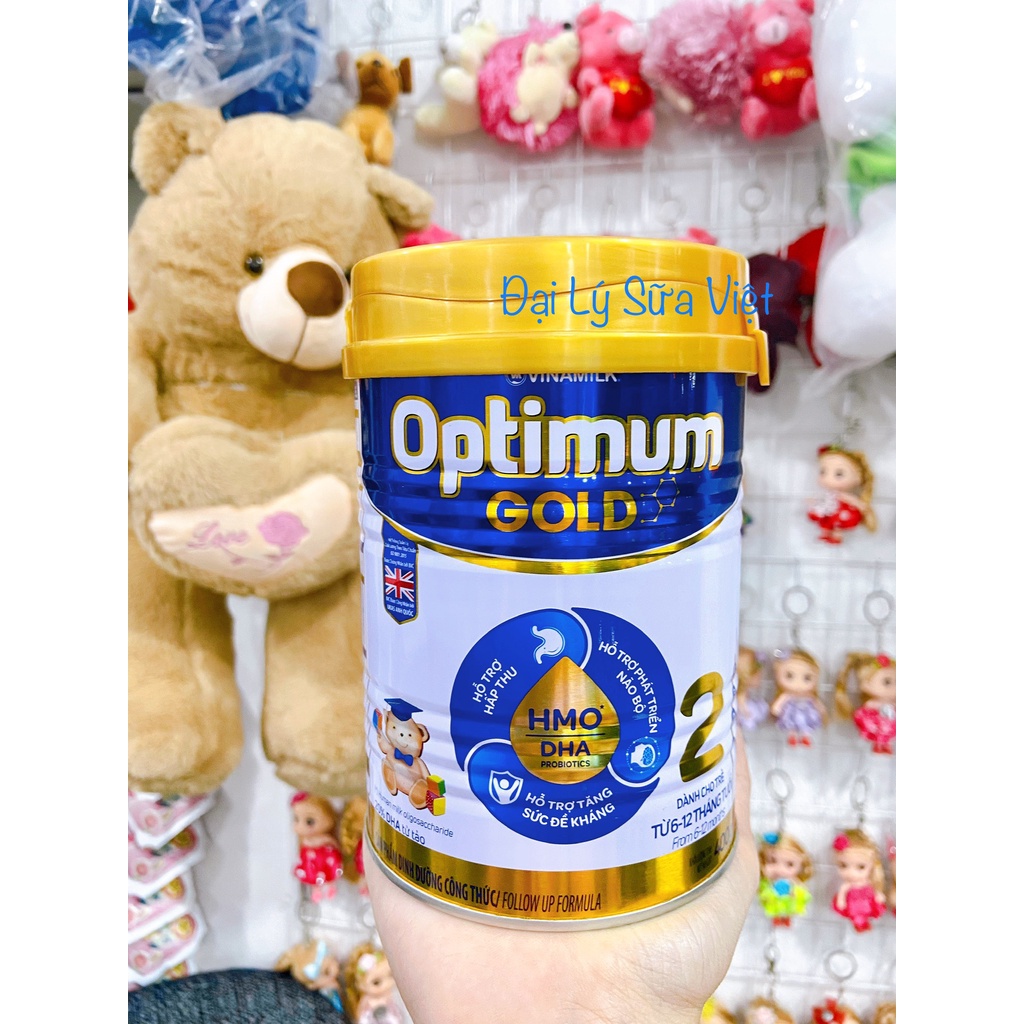Sữa Bột Optimum Gold HMO số 2 (cho cho trẻ từ 6 - 12 tháng tuổi) lon 400g