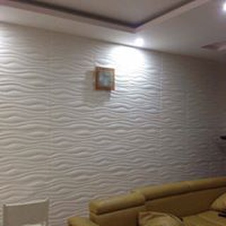 SET 5 xốp dán tường vân sóng 3D