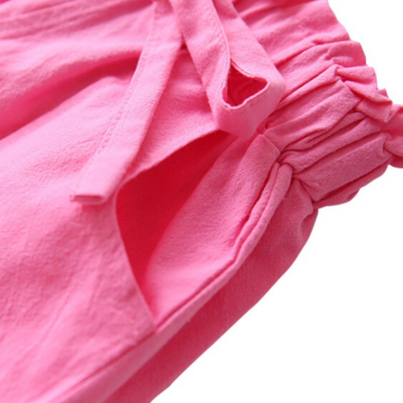 Quần short lưng thun thắt nơ xinh xắn dành cho các bé