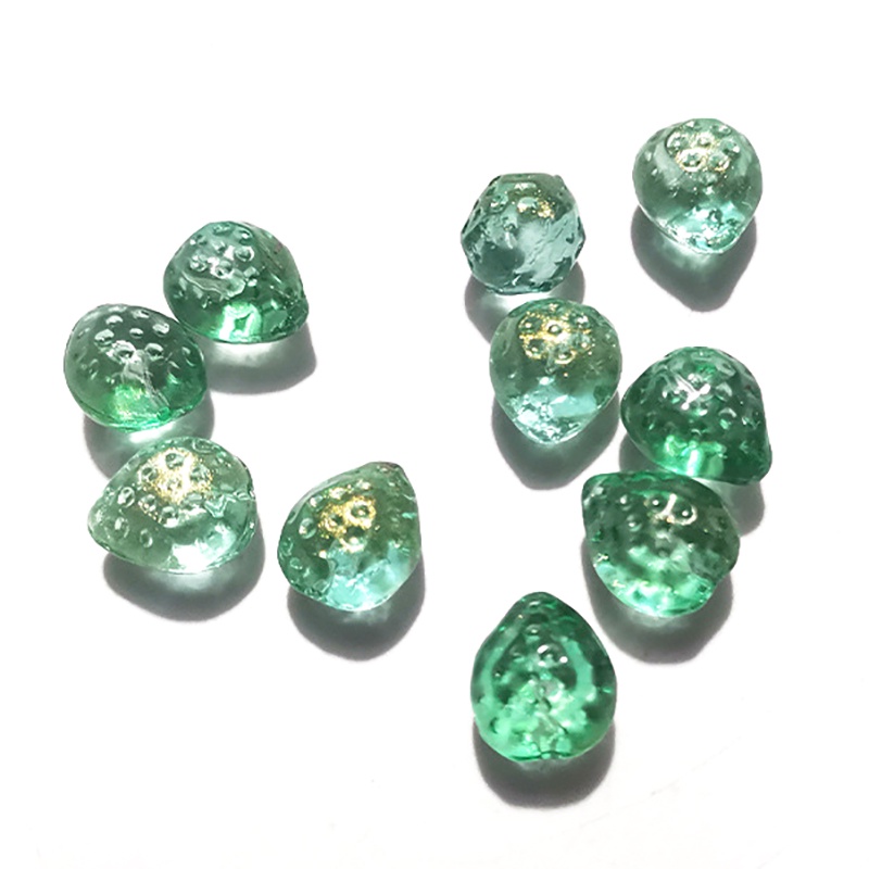 5 trái dâu tây 13*15mm nguyên liệu làm trâm làm trang sức cố trang cosplay cổ phục