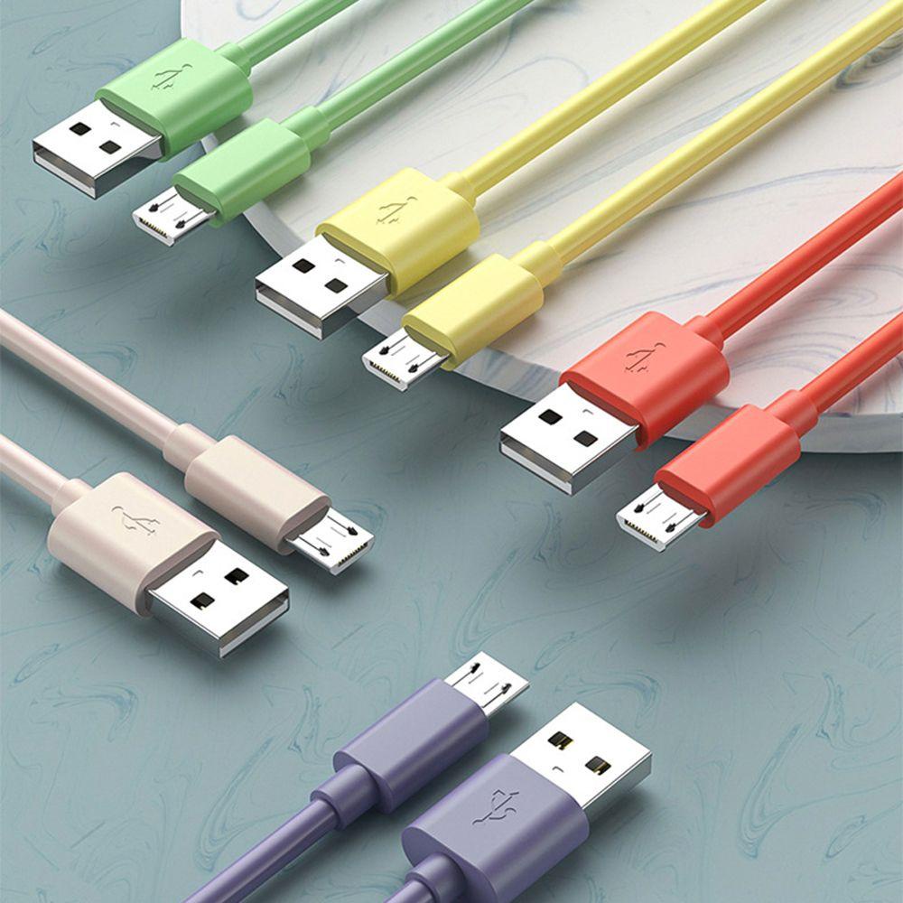 Dây Cáp Sạc Usb 3A Micro Usb Bằng Silicon Mềm Chất Lượng Cao