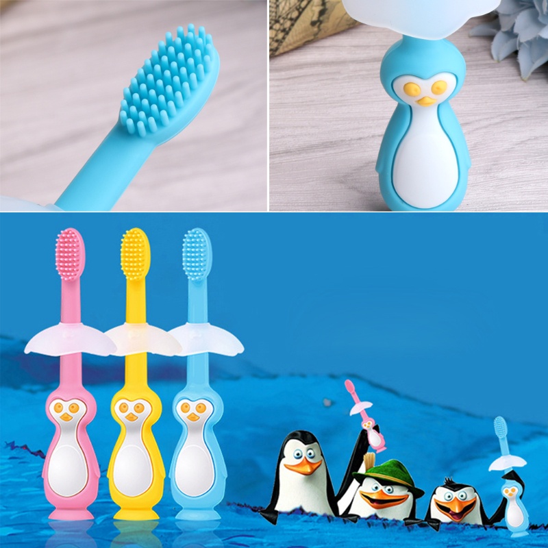 Bàn Chải Đánh Răng Bằng Silicone An Toàn Dành Cho Trẻ Sơ Sinh