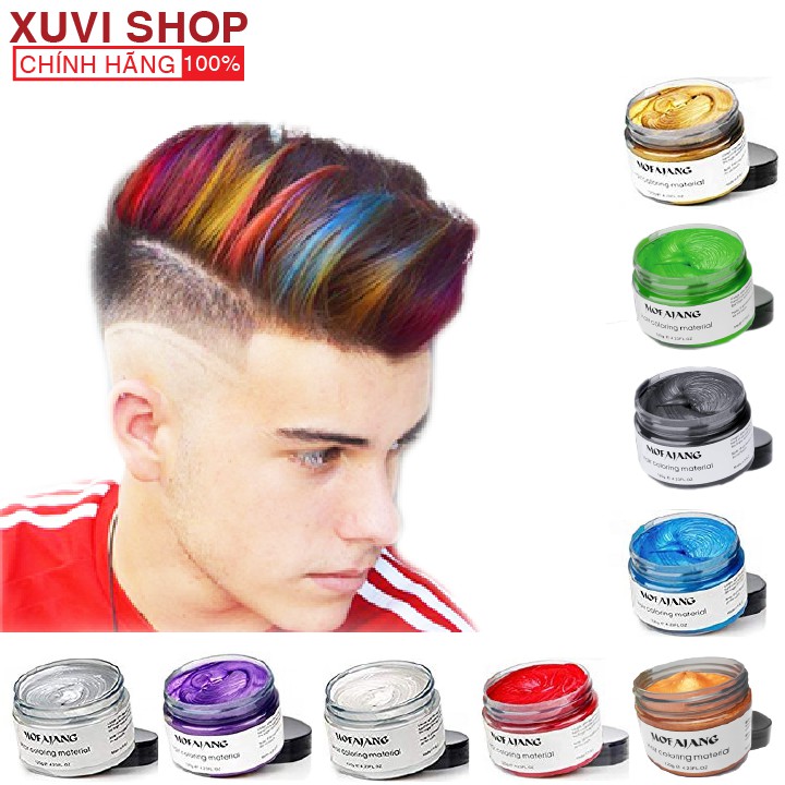 Sáp Vuốt Nhuộm Tóc Màu Xám Khói Cao Cấp MOFAJANG Nhật Bản 120g Chính Hãng Đổi Màu Tạm Thời - XUVI SHOP | BigBuy360 - bigbuy360.vn