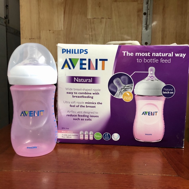 ❤ [Hàng Mỹ] Núm ti bình sữa Avent Natural số 3 Medium (3 tháng), số 4 Fast (6 tháng)