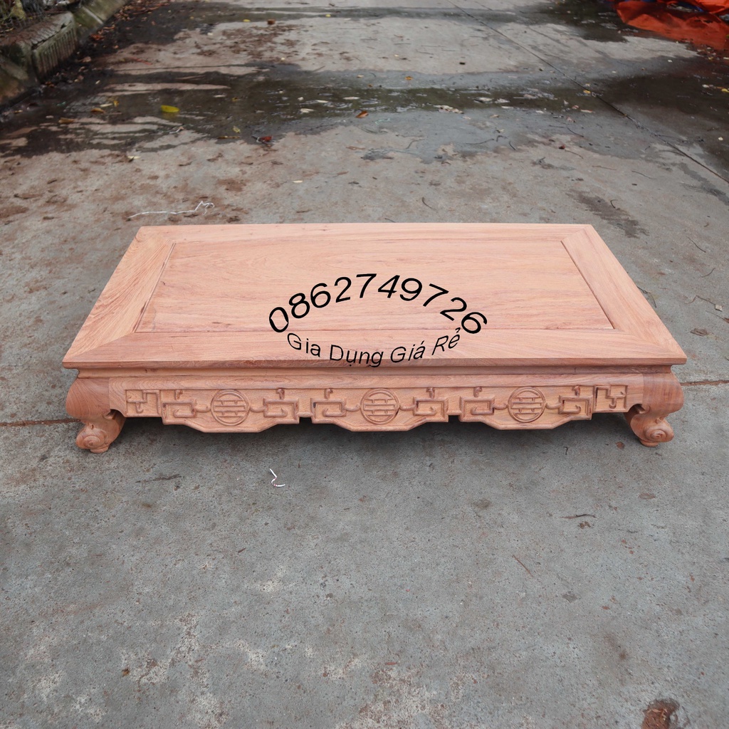 Bàn gỗ hương phòng ăn,khách cỡ lớn tiện ích 1m2 rộng 60 cao 20