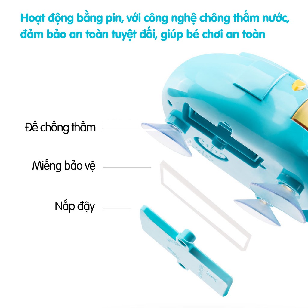 Bạch tuộc tạo bọt tự động - Đồ chơi nhà tắm năm 2020