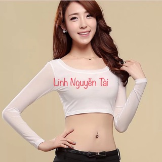 Áo mặc trong váy sát nách dài tay