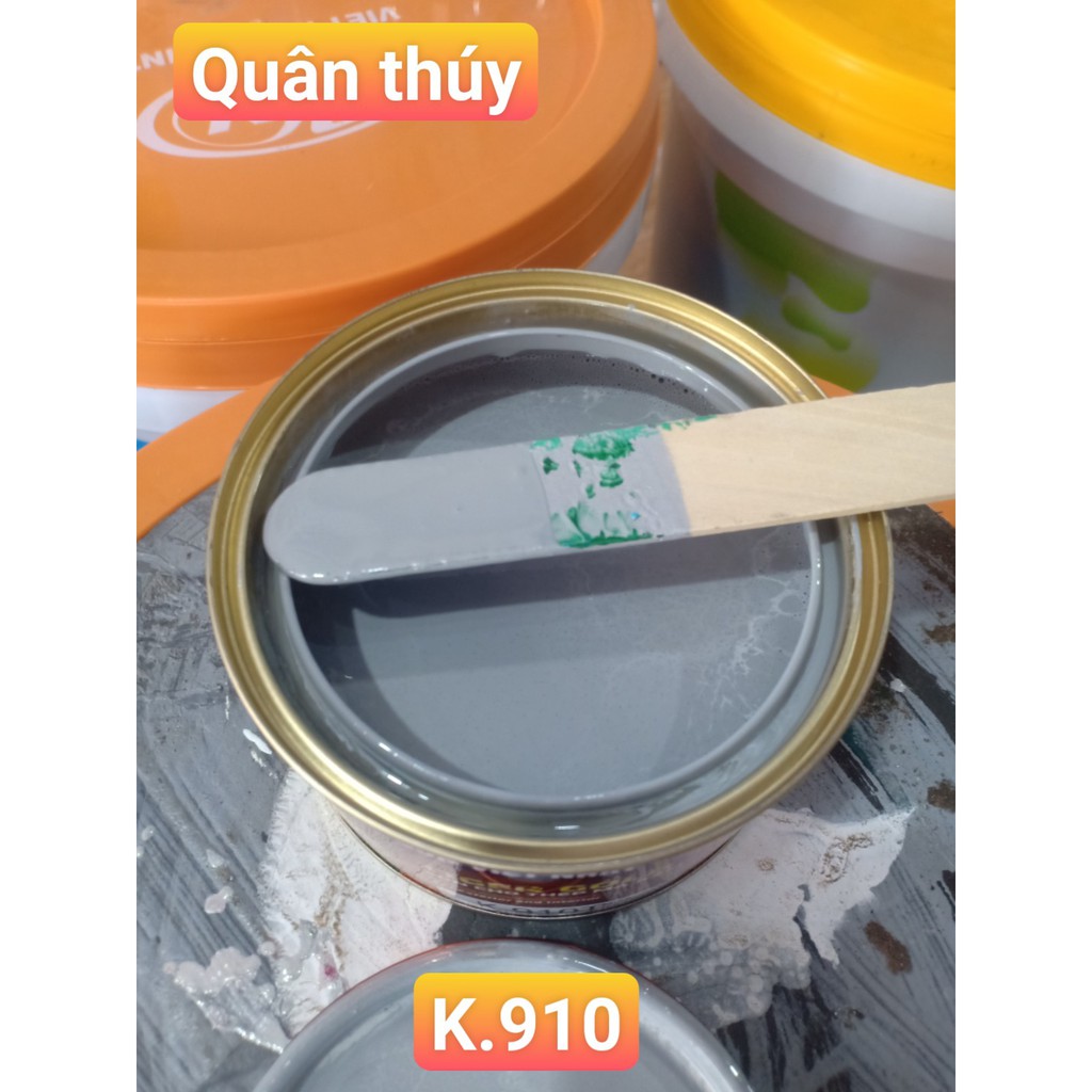 [SƠN KHÔNG CẦN LÓT] Sơn kẽm, sơn mạ kẽm Tiger Gold màu xám sáng K910 1 thành phẩn (375ml)