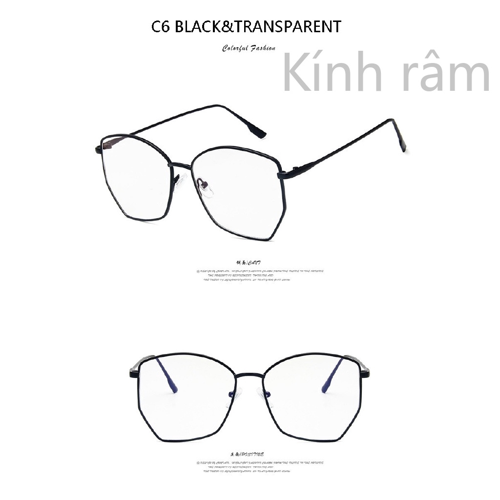 Kính mát gọng kim loại phong cách cổ điển cho nam