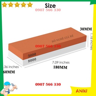 Đá mài dao nhật 1000/3000/8000 - đá bùn mài dao 2 mặt siêu mịn dụng cụ nhà bếp cao cấp qe189