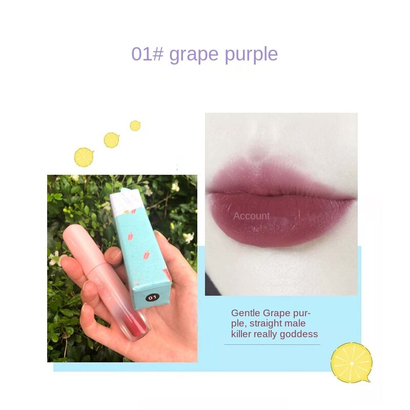 (Hàng Mới Về) son kem Vongee Dưỡng Ẩm Chống Thấm Màu Nhung Mờ Thời Trang | BigBuy360 - bigbuy360.vn