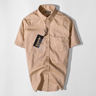 Áo somi vải linen - vàng