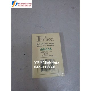 Giấy nhắn, giấy nhớ Promoti vàng 3x2