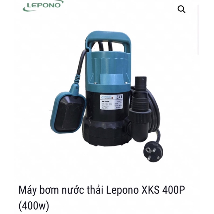 Máy bơm nước thải Lepono XKS 400P (400w)