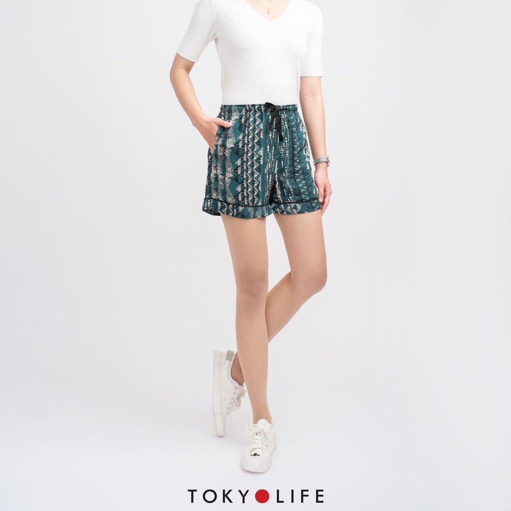 Quần Shorts lanh Nữ TOKYOLIFE I923-083E