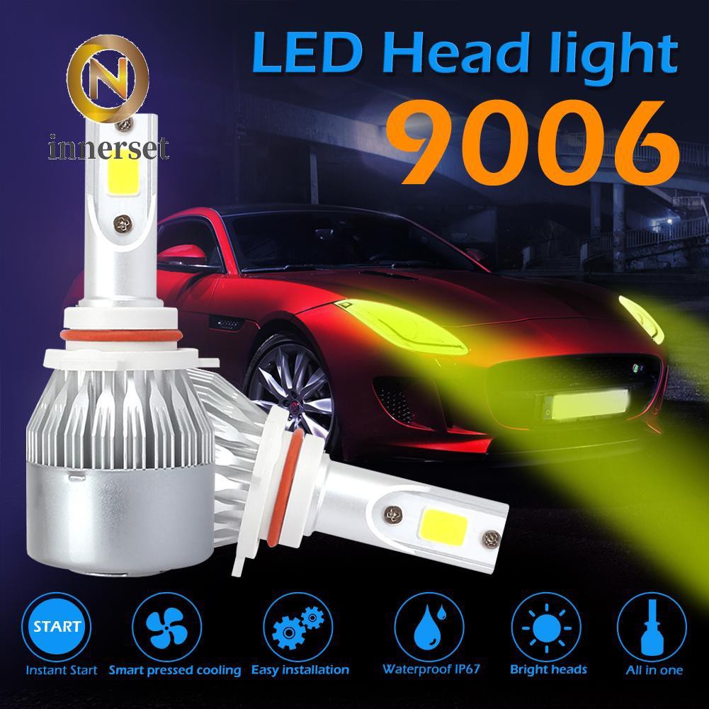 Bộ 2 Đèn Pha Led 9005 9006 H1 H3 H7 H11 3000k Chất Lượng Cao Cho Xe Hơi